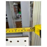 WOW Mobile Physical Therapy Tool Cart With Pegboard On Both Sides – Durable, Easy To Move, And Perfect For Organizing Tools & Supplies – In Great Condition!