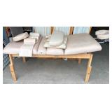 MSRP $1,500 Belvedere Adjustable Back Leg Support Massage Treatment Table With Multiple Head Attachments – Sturdy And Versatile For All Your Treatment Needs!