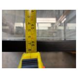 Gorgeous 2-Tier Glass Display Case With Lock & Key Featuring Elegant Floral Wire Design – Stylish & Secure Display Solution – In Excellent Condition!