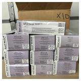 Lot of 10 NEW Braval 036-7847 Nitrile Medical Examination Gloves - Mixed Sizes