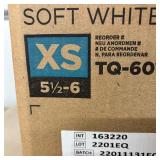 1 Case (1000 each) NEW Ansell TQ-601 Microflex Soft White Nitrile Examination Gloves - Size XS 5 1/2 - 6