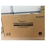 1 Case (1000 pairs) NEW Cardinal Health N8852XPB 12" Nitrile Exam Gloves - Extended Cuff Fingertip Textured and Chemotherapy Drug Tested - Size Medium Blue