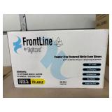 1 Case (900 each) NEW Digitcore FL12-5 FrontLine Powder-Free Textured Nitrile Exam Gloves - Size XXLarge