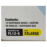 1 Case (900 each) NEW Digitcore FL12-5 FrontLine Powder-Free Textured Nitrile Exam Gloves - Size XXLarge