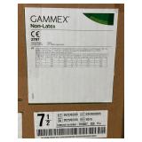 1 Case (200 pairs) NEW Gammex 8515 Synthetic Powder-Free Surgical Gloves - Size 7 1/2 Green