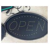 Set Of 3 Light-Up LED “OPEN” Signs For Store Or Restaurant – Bold, Bright, And Eye-Catching – Perfect For Grabbing Attention And Boosting Walk-In Traffic – Great Condition!
