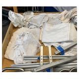 Lot Of Hospital Curtain Ceiling Track System Rails With Curtains