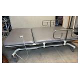 WOW MSRP $3000 - Sammons Preston Power Up/Down Hi/Low Bariatric Mobile Treatment Table – 500lb Capacity – Upholstery In Excellent Condition – Backrest Only Stays Flat