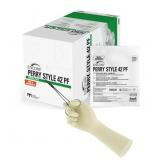 1 Case (200 pairs) NEW Ansell 5711104PF Encore Perry Style 42 PF Latex Powder-Free Surgical Gloves - Size 7 1/2 White