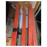 A lot of 4 Heavy-duty Industrial 98" Long High-Quality Pallet Racks/Beams (USED)