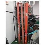 A lot of 4 Heavy-duty Industrial 98" Long High-Quality Pallet Racks/Beams (USED)