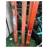 A lot of 4 Heavy-duty Industrial 98" Long High-Quality Pallet Racks/Beams (USED)