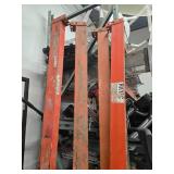A lot of 4 Heavy-duty Industrial 98" Long High-Quality Pallet Racks/Beams (USED)