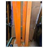 A lot of 4 Heavy-duty Industrial 98" Long High-Quality Pallet Racks/Beams (USED)