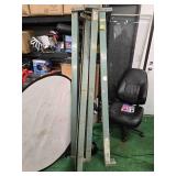 A lot of 4 Heavy-duty Industrial 76" Long High-Quality Pallet Racks/Beams (USED)