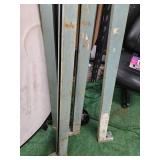 A lot of 4 Heavy-duty Industrial 76" Long High-Quality Pallet Racks/Beams (USED)