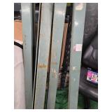 A lot of 4 Heavy-duty Industrial 76" Long High-Quality Pallet Racks/Beams (USED)