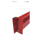 A lot of 4 Heavy-duty Industrial 98" Long High-Quality Pallet Racks/Beams (USED)