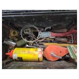 Lot of Hand Tools plus the tool storage box