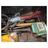 Lot of Hand Tools plus the tool storage box