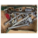 Lot of wrenches and sockets