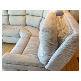 Flexsteel Curved Back Sectional Sofa - Two Electric Reclining Ends