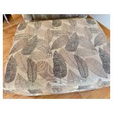 Flexsteel Arm Chair and Ottoman - Leaf Design