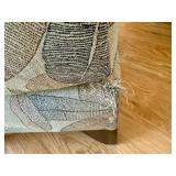 Flexsteel Arm Chair and Ottoman - Leaf Design