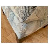 Flexsteel Arm Chair and Ottoman - Leaf Design