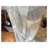 Flexsteel Arm Chair and Ottoman - Leaf Design