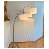 Three Light Arc Floor Lamp