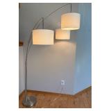 Three Light Arc Floor Lamp