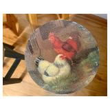 Lot of Misc. Wooden Stools - Including Rooster/Chicken