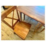 Rustic Hickory Eagle Mountain Handmade Dining Room Table w/leaves