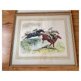 Louis Claude 1940s Color Etchings (Signed)