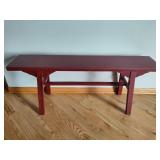 Farmhouse Style Wood Entry Bench