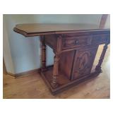 Thomasville Wood Side Board w/ Dropdown Sides