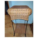 Wicker Plant Stand