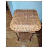 Wicker Plant Stand
