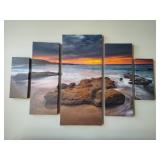 Sunset 5pc Wall Art
