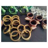 Lot of Asst Napkin Rings