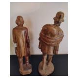 Hand Carved Wood Statues