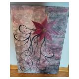 Large Floral Canvas Wall Art
