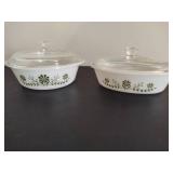 Vintage Glasbake Casserole Dishes