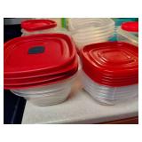 Reusable Tupperware & Asst Plastics