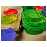 Reusable Tupperware & Asst Plastics