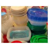 Reusable Tupperware & Asst Plastics