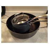 Lot of Frying Pans & Pots