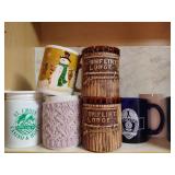 Lot of Coffee Mugs, Reusable Cups, Coffee Carafe +