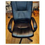 Desk Chair, Plastic Floor Mat & Office Supplies